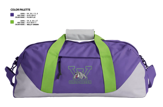 Duffle Bag, Waukegan Bulldogs, Women's Soccer, Teamtime, Team time, sublimation, custom sports apparel, team uniforms, spirit wear, spiritwear, sports uniforms, custom shirts, team store, custom team store, fundraiser sports, apparel fundraiser