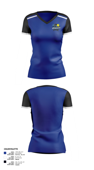 Womens Short Sleeve Vneck Shirt, Capital Area Mainiacs, Softball, Teamtime, Team time, sublimation, custom sports apparel, team uniforms, spirit wear, spiritwear, sports uniforms, custom shirts, team store, custom team store, fundraiser sports, apparel fundraiser