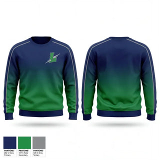 Crew Neck Sweatshirt, Lapeer, Cheer, Teamtime, Team time, sublimation, custom sports apparel, team uniforms, spirit wear, spiritwear, sports uniforms, custom shirts, team store, custom team store, fundraiser sports, apparel fundraiser