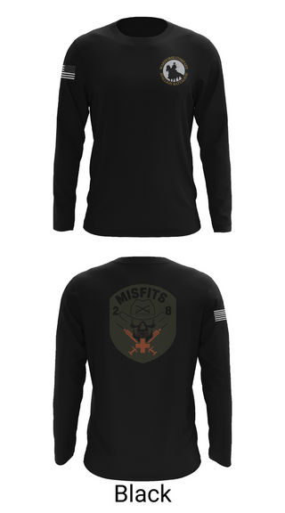 Long Sleeve Performance Shirt, 2-8 Cav, HHC, Medic Platoon, , Teamtime, Team time, sublimation, custom sports apparel, team uniforms, spirit wear, spiritwear, sports uniforms, custom shirts, team store, custom team store, fundraiser sports, apparel fundraiser