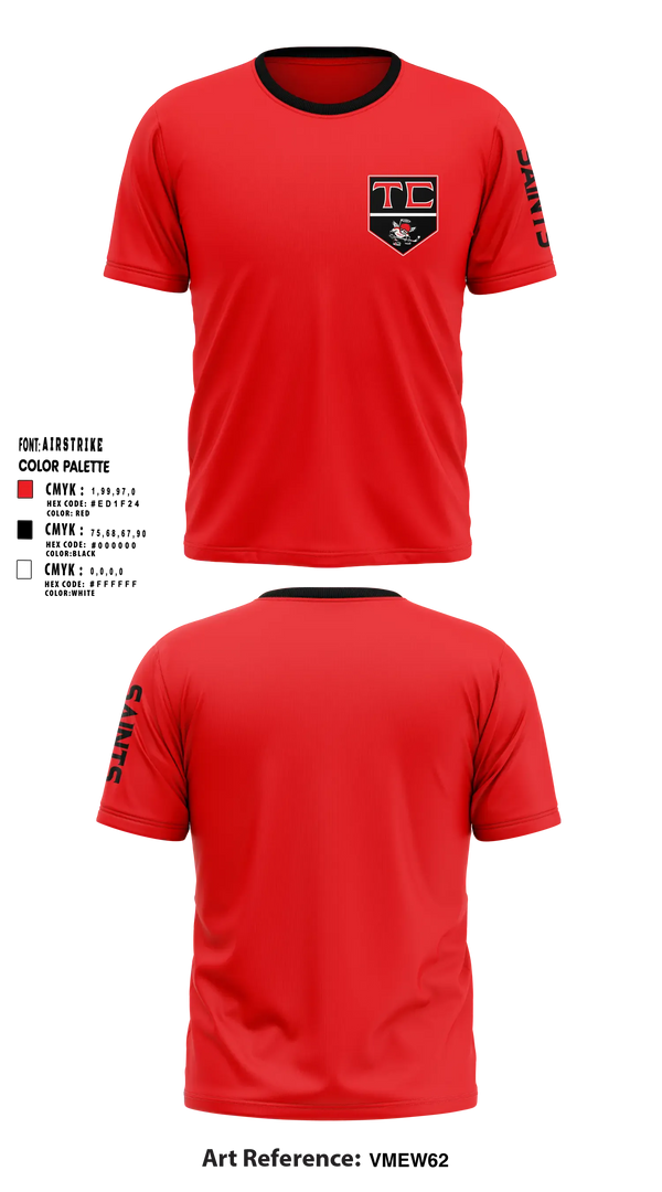Old School Cotton Shirt, Tri County Saints, Ice Hockey, Teamtime, Team time, sublimation, custom sports apparel, team uniforms, spirit wear, spiritwear, sports uniforms, custom shirts, team store, custom team store, fundraiser sports, apparel fundraiser