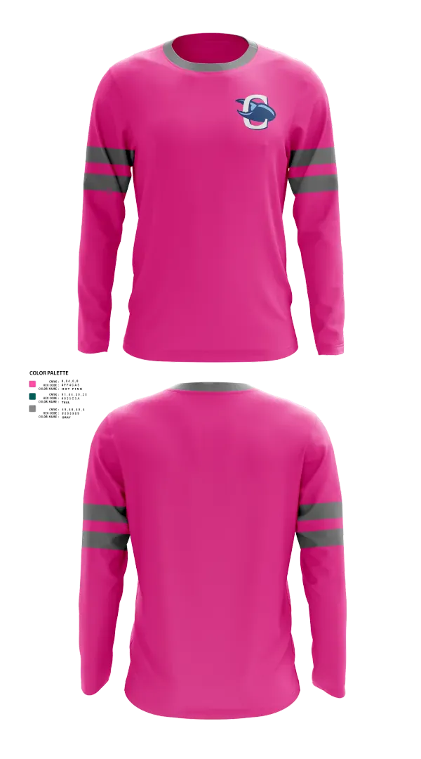 Long Sleeve Performance Shirt, Charlotte Stonecrabs, Baseball, Teamtime, Team time, sublimation, custom sports apparel, team uniforms, spirit wear, spiritwear, sports uniforms, custom shirts, team store, custom team store, fundraiser sports, apparel fundraiser