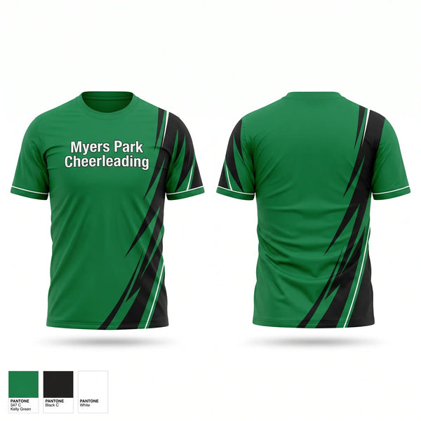 Short Sleeve Performance Shirt, Myers Park Cheerleading, Cheer, Teamtime, Team time, sublimation, custom sports apparel, team uniforms, spirit wear, spiritwear, sports uniforms, custom shirts, team store, custom team store, fundraiser sports, apparel fundraiser