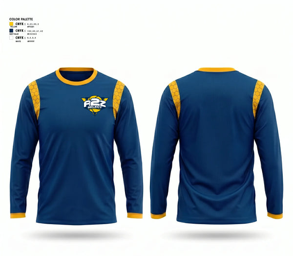 Long Sleeve Performance Shirt, A2Z Select, Men's Basketball, Teamtime, Team time, sublimation, custom sports apparel, team uniforms, spirit wear, spiritwear, sports uniforms, custom shirts, team store, custom team store, fundraiser sports, apparel fundraiser