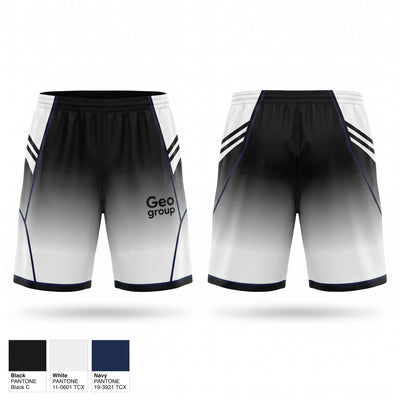 Geo group Athletic Shorts With Pockets - 1