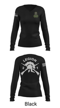 2-1 21461716 Women's Long Sleeve V-neck Shirt - 37