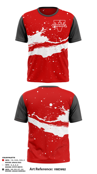 Old School Cotton Feel Shirt, Vandals, , Teamtime, Team time, sublimation, custom sports apparel, team uniforms, spirit wear, spiritwear, sports uniforms, custom shirts, team store, custom team store, fundraiser sports, apparel fundraiser