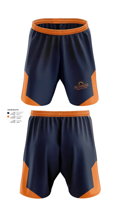 Sunrise Senior Living 15737437 Athletic Shorts With Pockets - 21