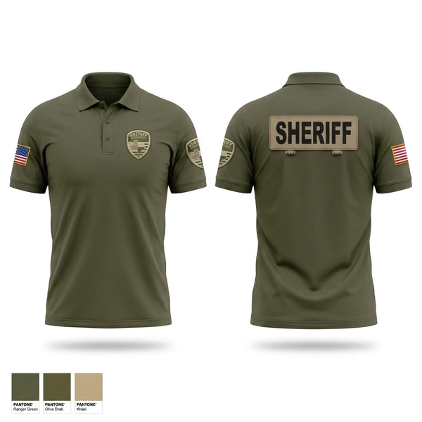 Short Sleeve Performance Polo, Lynn County Sheriff’s Office, Police, Teamtime, Team time, sublimation, custom sports apparel, team uniforms, spirit wear, spiritwear, sports uniforms, custom shirts, team store, custom team store, fundraiser sports, apparel fundraiser