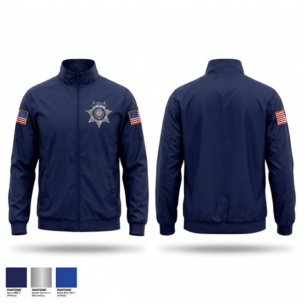 Windbreaker, Adams County Sheriff's Office, Police, Teamtime, Team time, sublimation, custom sports apparel, team uniforms, spirit wear, spiritwear, sports uniforms, custom shirts, team store, custom team store, fundraiser sports, apparel fundraiser