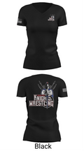Lawrence County Knights 87391938 Women's Short Sleeve V-neck Shirt - 24