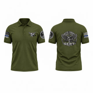 Short Sleeve Performance Polo, Smyth County Sheriff’s Office S.E.R.T., Police, Teamtime, Team time, sublimation, custom sports apparel, team uniforms, spirit wear, spiritwear, sports uniforms, custom shirts, team store, custom team store, fundraiser sports, apparel fundraiser