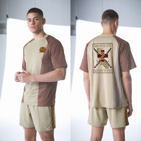 Old School Cotton Feel Shirt, 2nd Medical Brigade, , Teamtime, Team time, sublimation, custom sports apparel, team uniforms, spirit wear, spiritwear, sports uniforms, custom shirts, team store, custom team store, fundraiser sports, apparel fundraiser