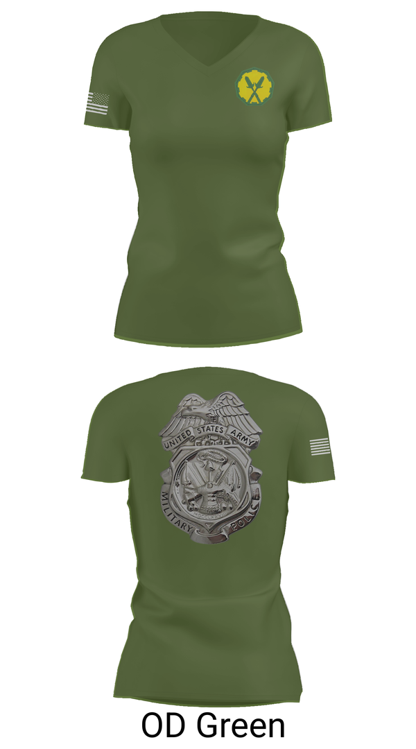Womens Short Sleeve Vneck Shirt, 88th Military Police Company, , Teamtime, Team time, sublimation, custom sports apparel, team uniforms, spirit wear, spiritwear, sports uniforms, custom shirts, team store, custom team store, fundraiser sports, apparel fundraiser