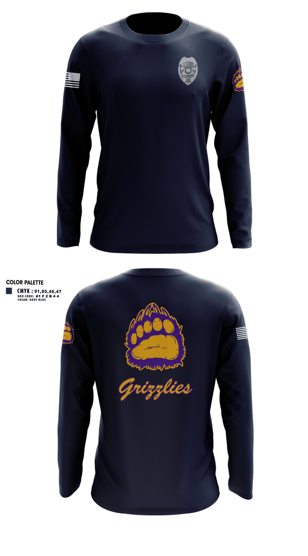Long Sleeve Performance Shirt, Fowler Police Department, Police, Teamtime, Team time, sublimation, custom sports apparel, team uniforms, spirit wear, spiritwear, sports uniforms, custom shirts, team store, custom team store, fundraiser sports, apparel fundraiser