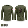 1-222 Aviation 1st Platoon D.co Long Sleeve Performance Shirt - 1