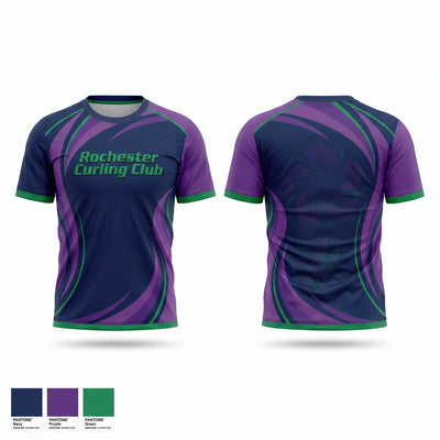 Rochester Curling Club Short Sleeve Performance Shirt - 1