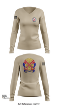122nd Special Troop Command 82504927 Women's Long Sleeve V-neck Shirt - 22