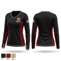 Killdeer Area Ambulance Women's Long Sleeve V-neck Shirt - 1