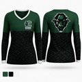Carlisle Thundering Herd 31016912 Women's Long Sleeve V-neck Shirt - 1