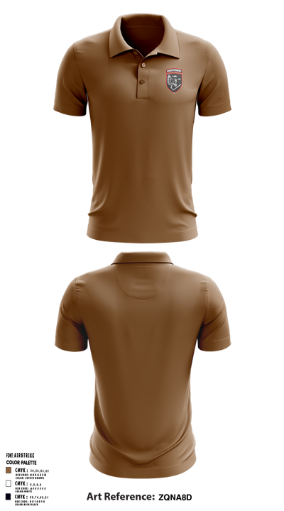2-10 AHB Knighthawks 14380811 Short Sleeve Performance Polo - 1