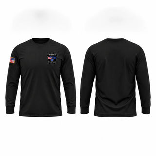 Long Sleeve Performance Shirt, Orestes Police Department, Police, Teamtime, Team time, sublimation, custom sports apparel, team uniforms, spirit wear, spiritwear, sports uniforms, custom shirts, team store, custom team store, fundraiser sports, apparel fundraiser