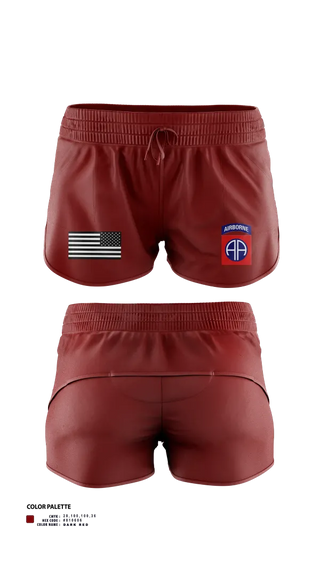 Ranger Panties, 82d ABN DIV, , Teamtime, Team time, sublimation, custom sports apparel, team uniforms, spirit wear, spiritwear, sports uniforms, custom shirts, team store, custom team store, fundraiser sports, apparel fundraiser