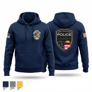 Hoodie, West Richland police, Police, Teamtime, Team time, sublimation, custom sports apparel, team uniforms, spirit wear, spiritwear, sports uniforms, custom shirts, team store, custom team store, fundraiser sports, apparel fundraiser