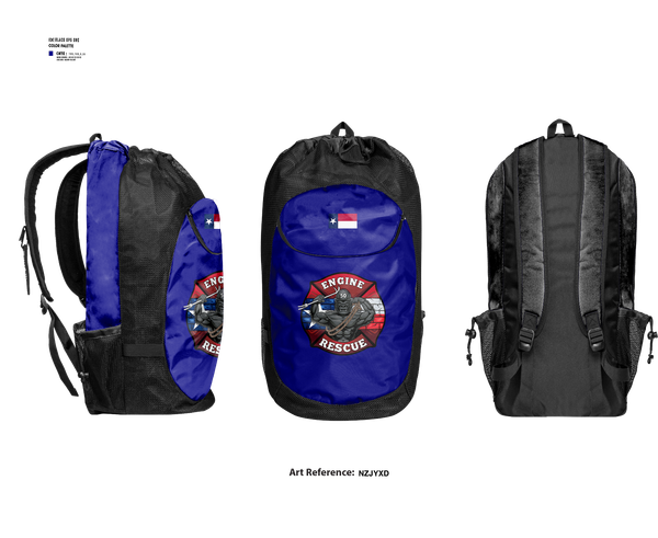 Gear Bag, Goon 50, Fire Department, Teamtime, Team time, sublimation, custom sports apparel, team uniforms, spirit wear, spiritwear, sports uniforms, custom shirts, team store, custom team store, fundraiser sports, apparel fundraiser