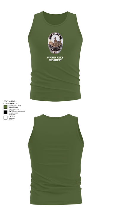 Superior Police Department 92849766 Tank Top - 56