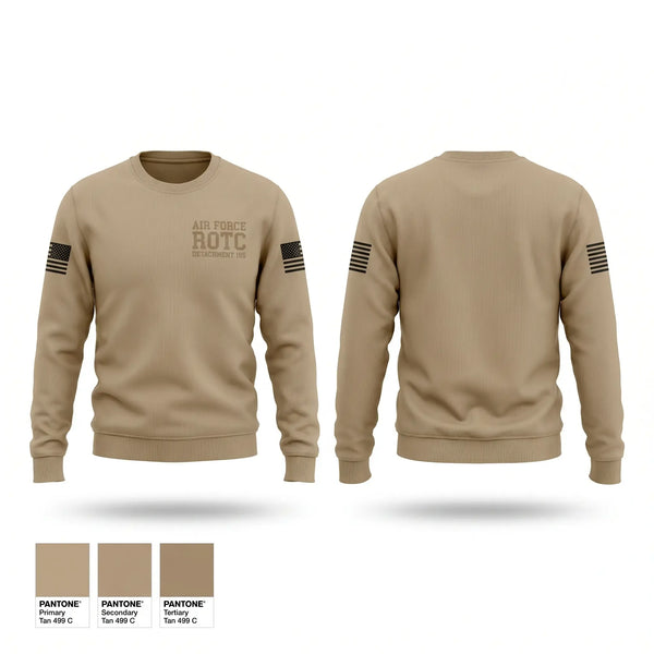 Crew Neck Sweatshirt, Air Force ROTC Detachment 195, Air Force, Teamtime, Team time, sublimation, custom sports apparel, team uniforms, spirit wear, spiritwear, sports uniforms, custom shirts, team store, custom team store, fundraiser sports, apparel fundraiser