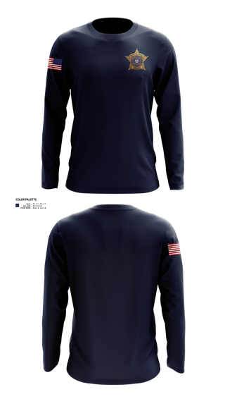 Long Sleeve Performance Shirt, Webster Parish Sheriffs office, Police, Teamtime, Team time, sublimation, custom sports apparel, team uniforms, spirit wear, spiritwear, sports uniforms, custom shirts, team store, custom team store, fundraiser sports, apparel fundraiser