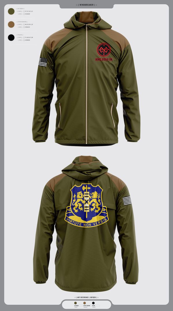 Windbreaker, HHC 2/108 IN, , Teamtime, Team time, sublimation, custom sports apparel, team uniforms, spirit wear, spiritwear, sports uniforms, custom shirts, team store, custom team store, fundraiser sports, apparel fundraiser