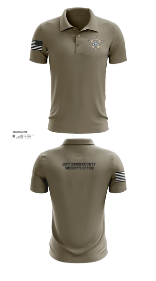 Short Sleeve Performance Polo, Jeff Davis County Sheriff’s Office, Police, Teamtime, Team time, sublimation, custom sports apparel, team uniforms, spirit wear, spiritwear, sports uniforms, custom shirts, team store, custom team store, fundraiser sports, apparel fundraiser