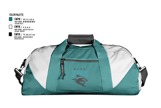 Duffle Bag, Rosemary Clarke Middle School Cheer, Cheer, Teamtime, Team time, sublimation, custom sports apparel, team uniforms, spirit wear, spiritwear, sports uniforms, custom shirts, team store, custom team store, fundraiser sports, apparel fundraiser