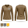 RHHC, 3D US Infantry Regiment HEADHUNTERS Women's Long Sleeve V-neck Shirt - 1