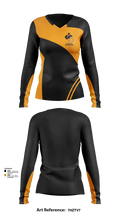 Belchertown High School Cheer 34252098 Women's Long Sleeve V-neck Shirt - 51
