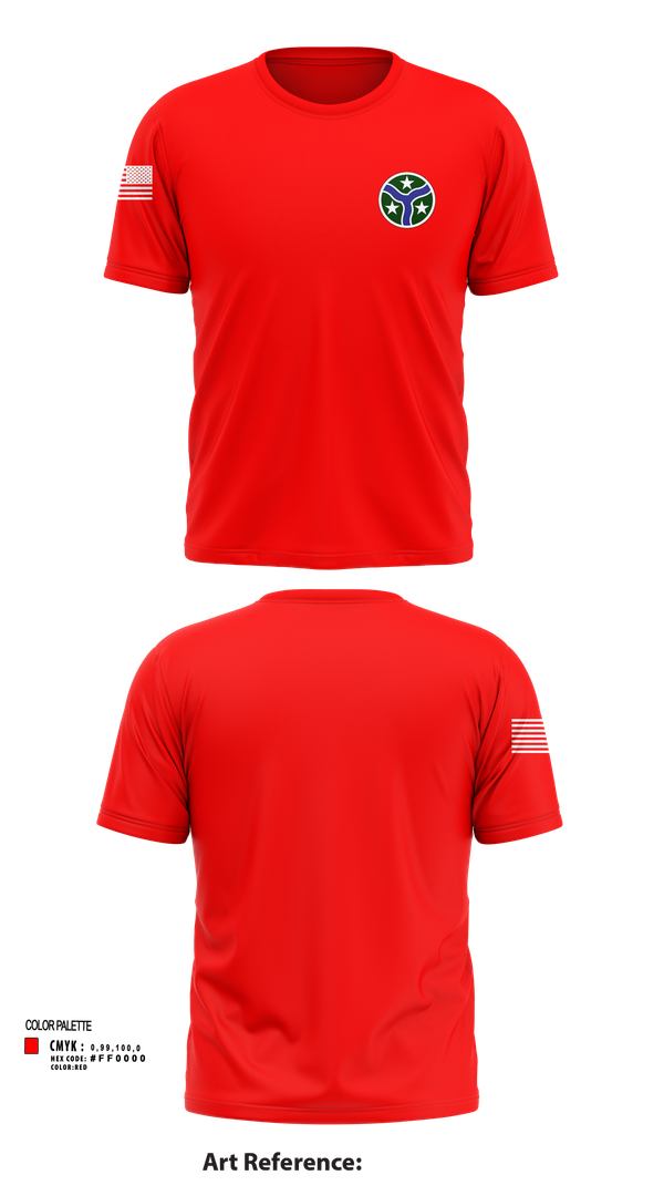 Short Sleeve Performance Shirt, 278th Armored Cavalry Regiment, National Guard, Teamtime, Team time, sublimation, custom sports apparel, team uniforms, spirit wear, spiritwear, sports uniforms, custom shirts, team store, custom team store, fundraiser sports, apparel fundraiser