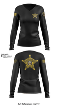 Butler County Sheriff’s Office  Women's Long Sleeve V-neck Shirt - 2