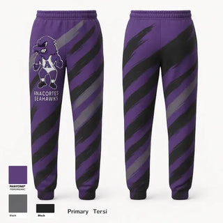 Sweatpants, Anacortes Seahawks, Wrestling, Teamtime, Team time, sublimation, custom sports apparel, team uniforms, spirit wear, spiritwear, sports uniforms, custom shirts, team store, custom team store, fundraiser sports, apparel fundraiser