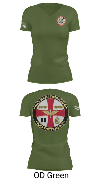 Echo 2-501st GSAB 24496005 Women's Short Sleeve V-neck Shirt - 48