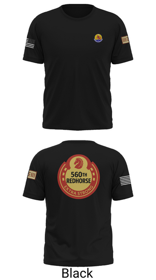 Old School Cotton Feel Shirt, 560th Redhorse Unit, , Teamtime, Team time, sublimation, custom sports apparel, team uniforms, spirit wear, spiritwear, sports uniforms, custom shirts, team store, custom team store, fundraiser sports, apparel fundraiser