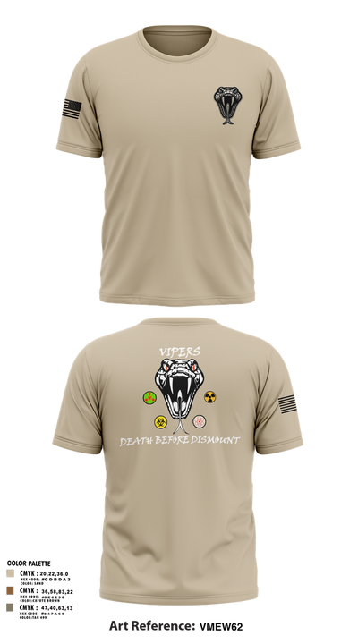 Vipers 4958651 Short Sleeve Performance Shirt - 1