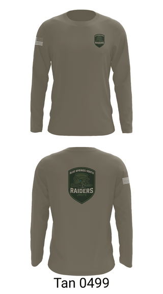 Long Sleeve Performance Shirt, BSS JROTC, , Teamtime, Team time, sublimation, custom sports apparel, team uniforms, spirit wear, spiritwear, sports uniforms, custom shirts, team store, custom team store, fundraiser sports, apparel fundraiser
