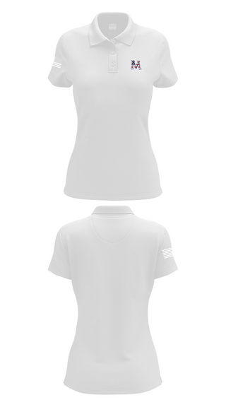 Womens Short Sleeve Performance Polo, Veterans Memorial Eagles, Baseball, Teamtime, Team time, sublimation, custom sports apparel, team uniforms, spirit wear, spiritwear, sports uniforms, custom shirts, team store, custom team store, fundraiser sports, apparel fundraiser