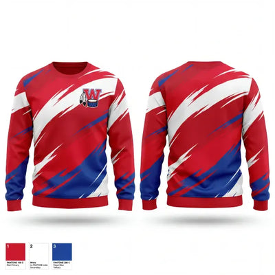 West High School Track & Field 22296758 Crew Neck Sweatshirt - 1