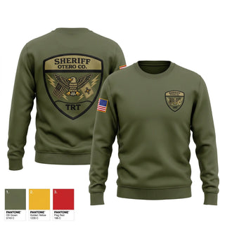 Crew Neck Sweatshirt, Otero County Sheriff’s Office SRT, Police, Teamtime, Team time, sublimation, custom sports apparel, team uniforms, spirit wear, spiritwear, sports uniforms, custom shirts, team store, custom team store, fundraiser sports, apparel fundraiser