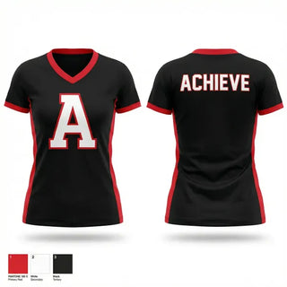 Womens Short Sleeve Vneck Shirt, Aliquippa Quips, , Teamtime, Team time, sublimation, custom sports apparel, team uniforms, spirit wear, spiritwear, sports uniforms, custom shirts, team store, custom team store, fundraiser sports, apparel fundraiser