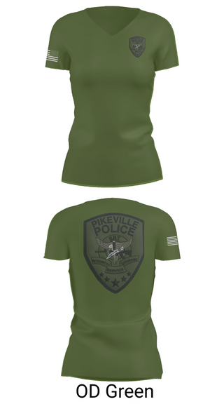 Womens Short Sleeve Vneck Shirt, Pikeville Police SRT, , Teamtime, Team time, sublimation, custom sports apparel, team uniforms, spirit wear, spiritwear, sports uniforms, custom shirts, team store, custom team store, fundraiser sports, apparel fundraiser