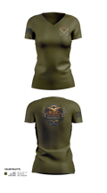 RDC Outdoors Women's Short Sleeve V-neck Shirt - 21